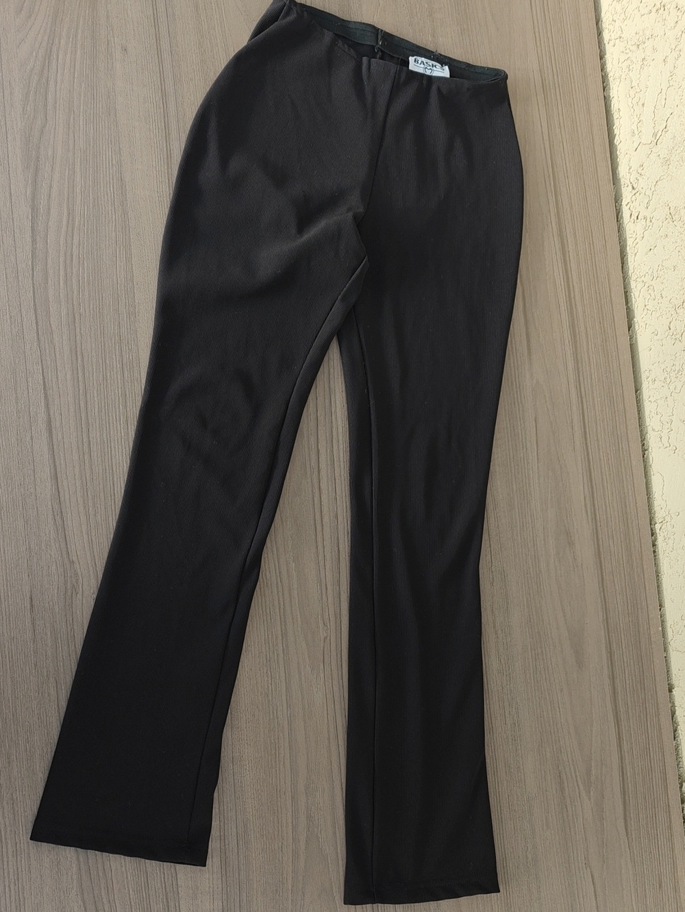 Basics Women's Black Flare Pants Size S